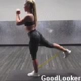 Відведення ноги назад стоячи