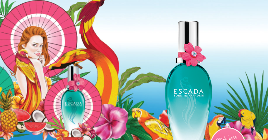 ÐаÑÑинки по запÑоÑÑ Escada Born in Paradise Ñеклама