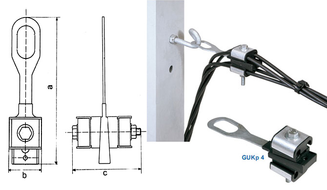 Натяжной зажим GUKp 4