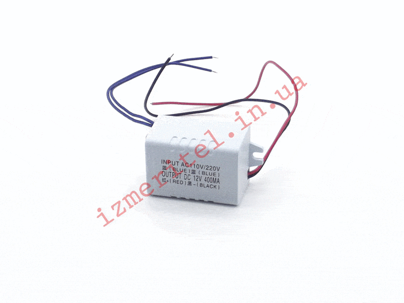 3D обзор Импульсный блок питания 12В 0.4А 5Вт 3D обзор Импульсный блок питания 12В 0.4А 5Вт