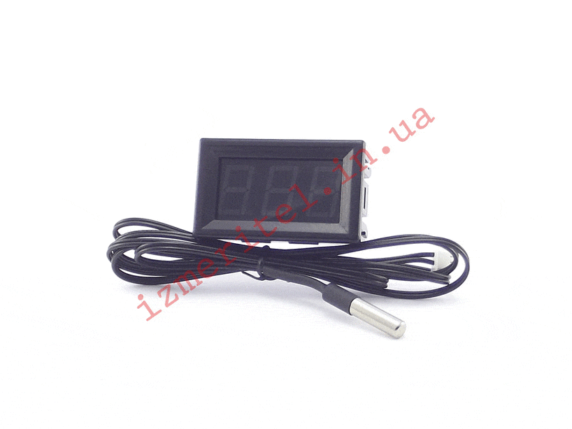 3D огляд Цифровий термометр з виносним датчиком -50...+120 °С 3D огляд Цифровий термометр з виносним датчиком -50...+120 °С