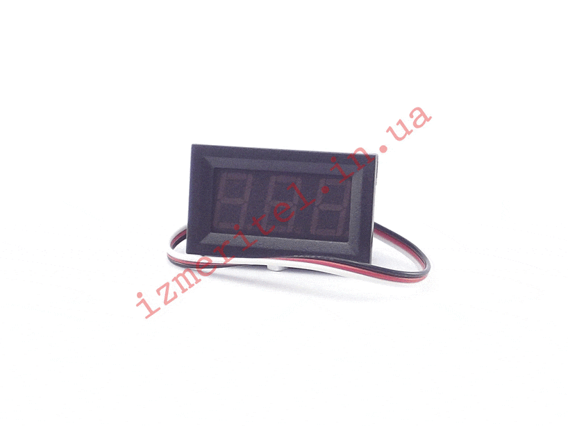 3D огляд Цифровий вольтметр DC 0-100 В 3D огляд Цифровий вольтметр DC 0-100 В