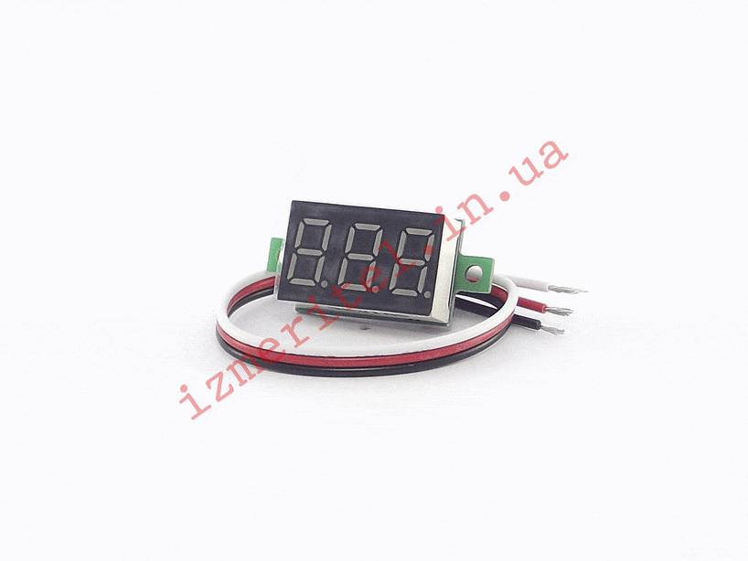 3D огляд Цифровий вольтметр постійного струму DC 0-40 В 3D огляд Цифровий вольтметр постійного струму DC 0-40 В