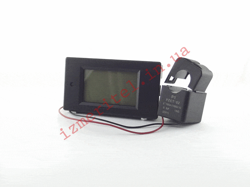 3D огляд Ваттметр PZEM-061 AC 80...260В, 100A 3D огляд Ваттметр PZEM-061 AC 80...260В, 100A
