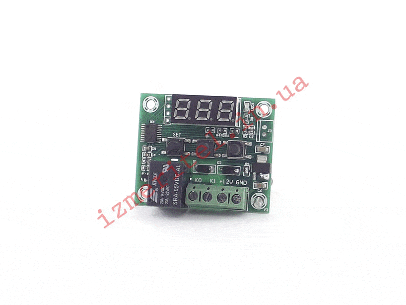 3D огляд Циклічне реле часу W1209 5В 3D огляд Циклічне реле часу W1209 5В