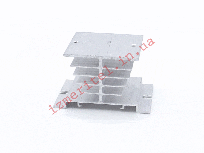 3D огляд Радіатор для твердотільних реле SSR 3D огляд Радіатор для твердотільних реле SSR