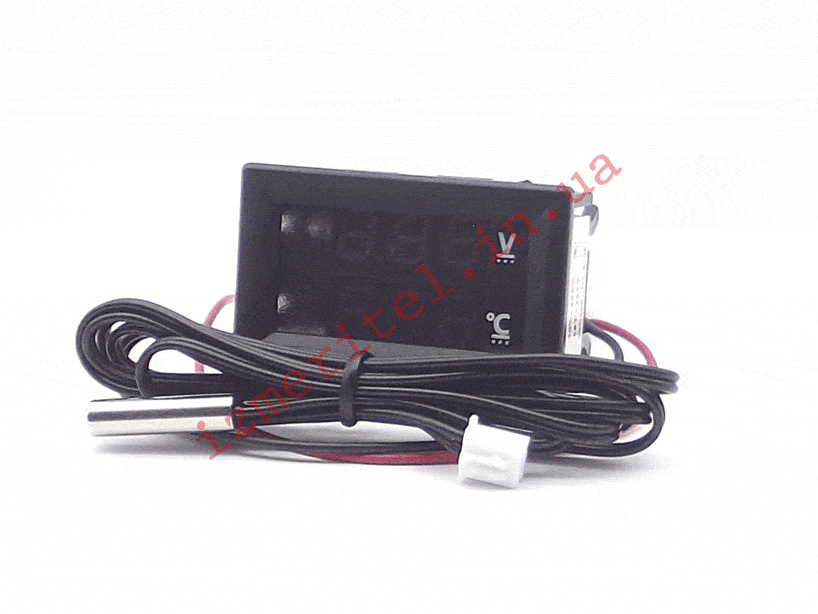 3D огляд Автомобільний цифровий термовольтметр -50...+125 °С 3D огляд Автомобільний цифровий термовольтметр -50...+125 °С