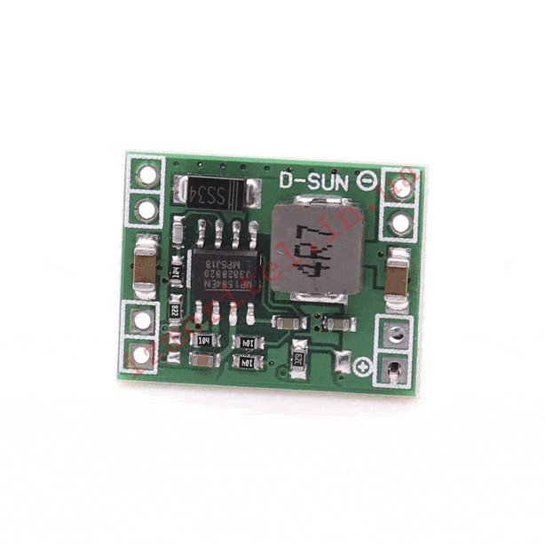 3D обзор Понижающий DC-DC преобразователь MP1584EN с фиксированным выходом 5 В 3D обзор Понижающий DC-DC преобразователь MP1584EN с фиксированным выходом 5 В