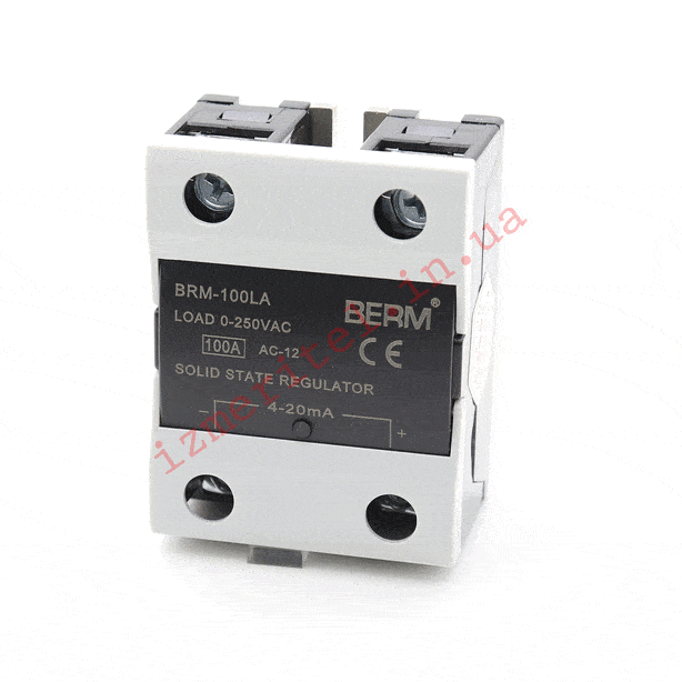 3D огляд Твердотільне реле BERM SSR-100 LA (BRM SSR-100 LA) 3D огляд Твердотільне реле BERM SSR-100 LA (BRM SSR-100 LA)
