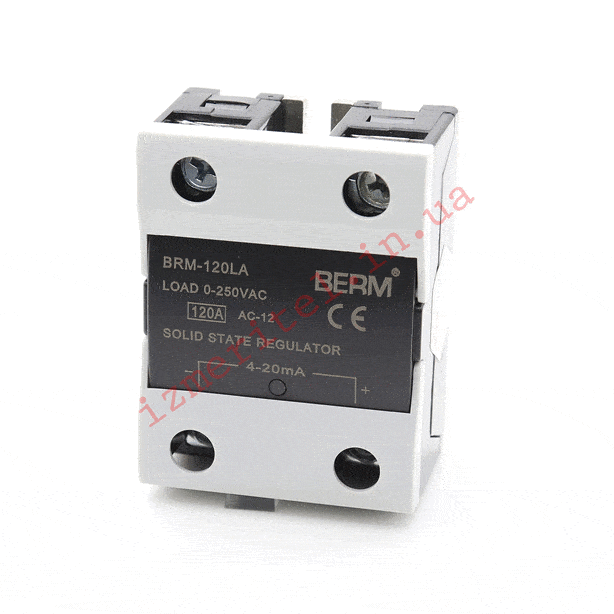 3D огляд Твердотільне реле BERM SSR-120 LA (BRM SSR-120 LA) 3D огляд Твердотільне реле BERM SSR-120 LA (BRM SSR-120 LA)