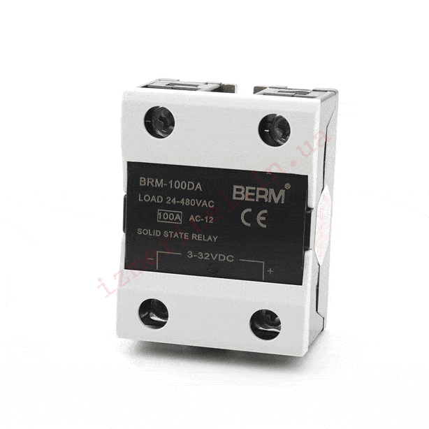 3D обзор Твердотельное реле BERM SSR-100 DA 3D обзор Твердотельное реле BERM SSR-100 DA