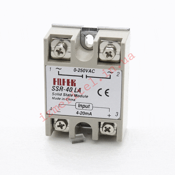 3D обзор Твердотельное реле Fotek SSR-40 LA 3D обзор Твердотельное реле Fotek SSR-40 LA