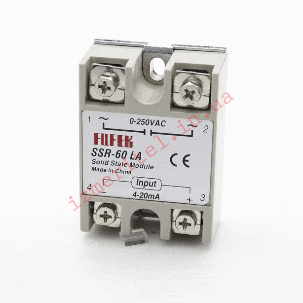 3D обзор Твердотельное реле Fotek SSR-60 LA 3D обзор Твердотельное реле Fotek SSR-60 LA