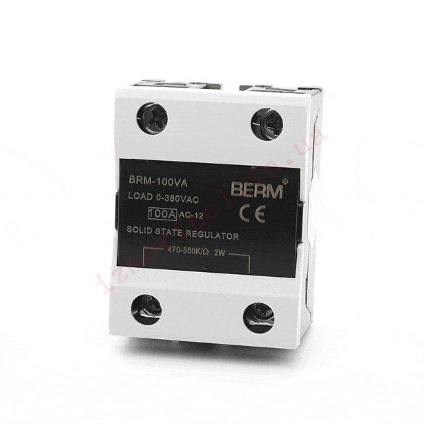 3D огляд Твердотільне реле BERM SSR-100 VA (BRM-100VA) 3D огляд Твердотільне реле BERM SSR-100 VA (BRM-100VA)