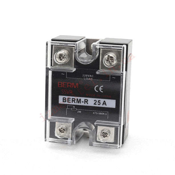 3D огляд Твердотільне реле BERM SSR-25 VA (SSVR-25VA) 3D огляд Твердотільне реле BERM SSR-25 VA (SSVR-25VA)