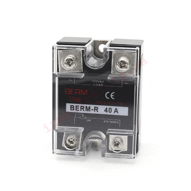 3D огляд Твердотільне реле BERM SSR-40 VA (SSVR-40VA) 3D огляд Твердотільне реле BERM SSR-40 VA (SSVR-40VA)