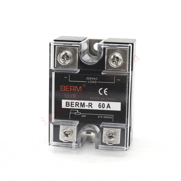3D обзор Твердотельное реле BERM SSR-60 VA (SSVR-60VA) 3D обзор Твердотельное реле BERM SSR-60 VA (SSVR-60VA)