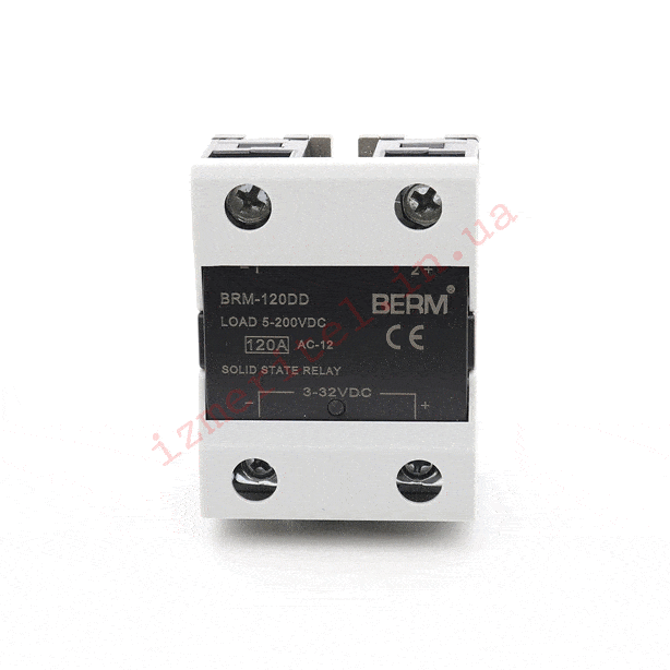 3D обзор Твердотельное реле BERM SSR-120 DD 3D обзор Твердотельное реле BERM SSR-120 DD