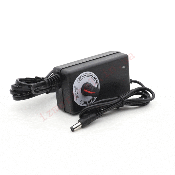 3D огляд Блок живлення з регулюванням напруги 3-24В 1А 24Вт 3D огляд Блок живлення з регулюванням напруги 3-24В 1А 24Вт