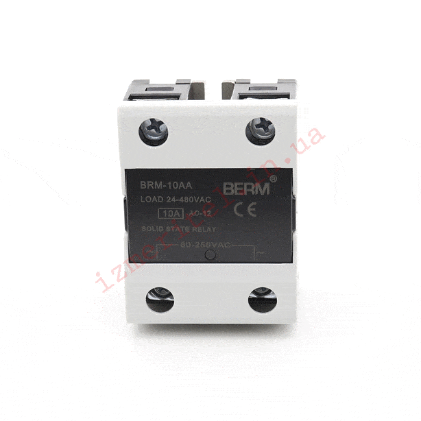 3D огляд Твердотільне реле BERM SSR-10 AA 3D огляд Твердотільне реле BERM SSR-10 AA