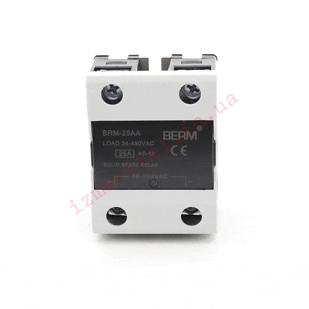 3D огляд Твердотільне реле BERM SSR-25 AA 3D огляд Твердотільне реле BERM SSR-25 AA