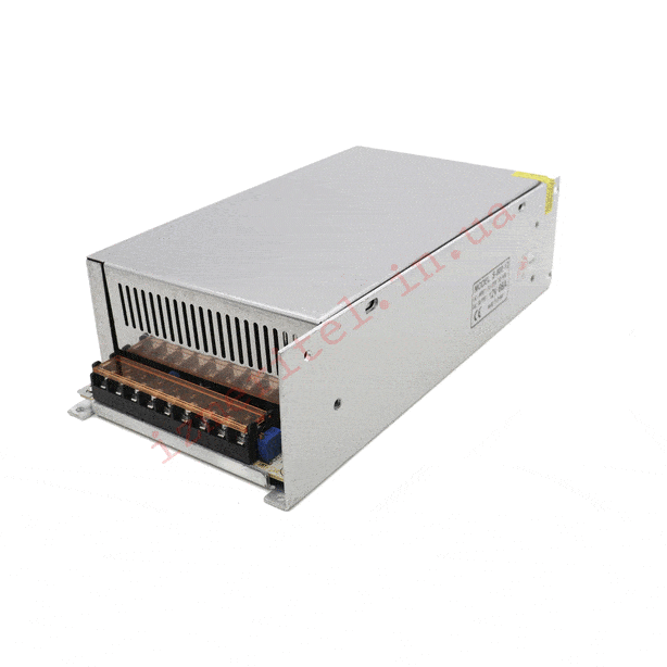 3D огляд Імпульсний блок живлення 12В 66А 800Вт 3D огляд Імпульсний блок живлення 12В 66А 800Вт