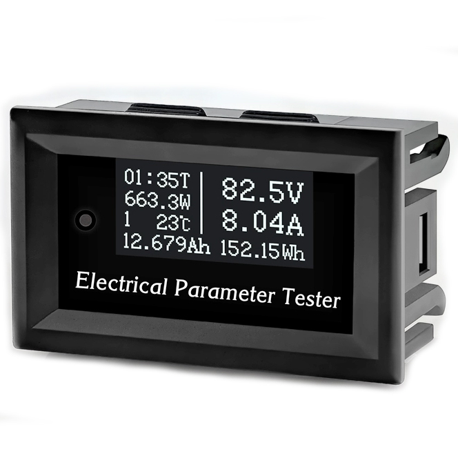 Цифровий багатофункціональний тестер 7 в 1 з OLED-дисплеєм, DC 0...100В, 10А