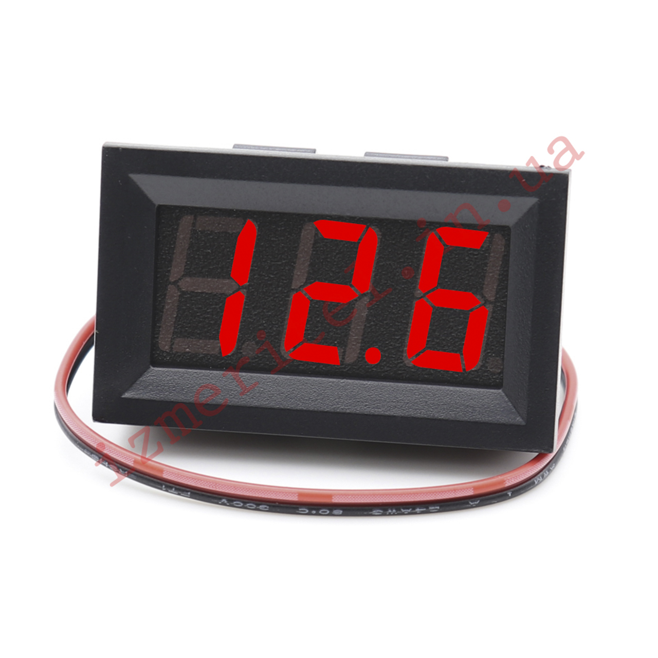 Вольтметр 12 вольт fedaDM V58D Красный DC4.5-30В