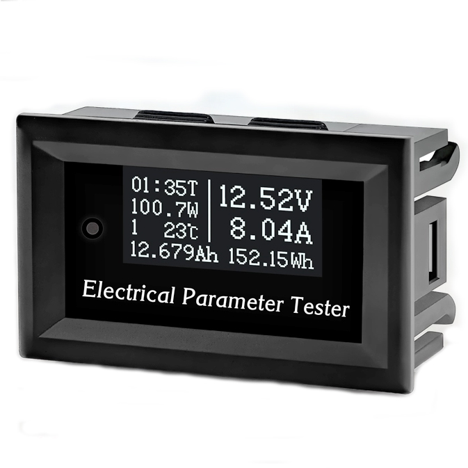 Цифровий багатофункціональний тестер 7 в 1 з OLED-дисплеєм, DC 0...33В, 10А