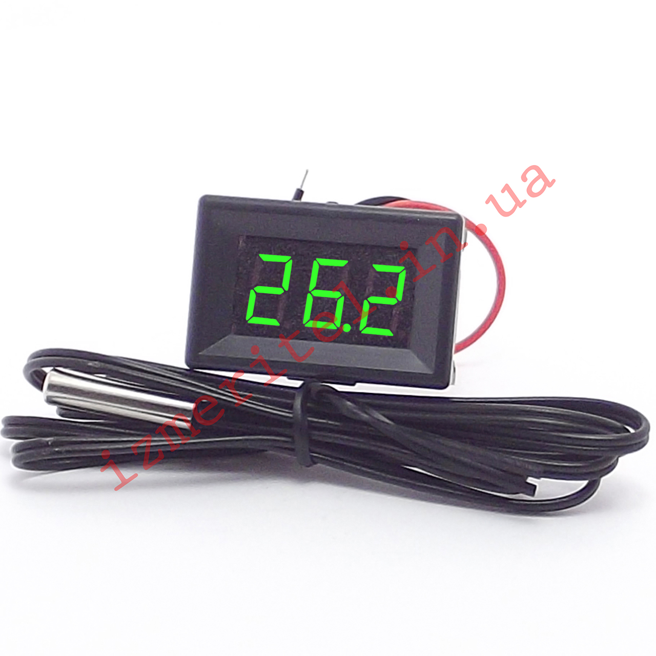 Термометр автомобільний цифровий з виносним датчиком -50...+ 125 °С