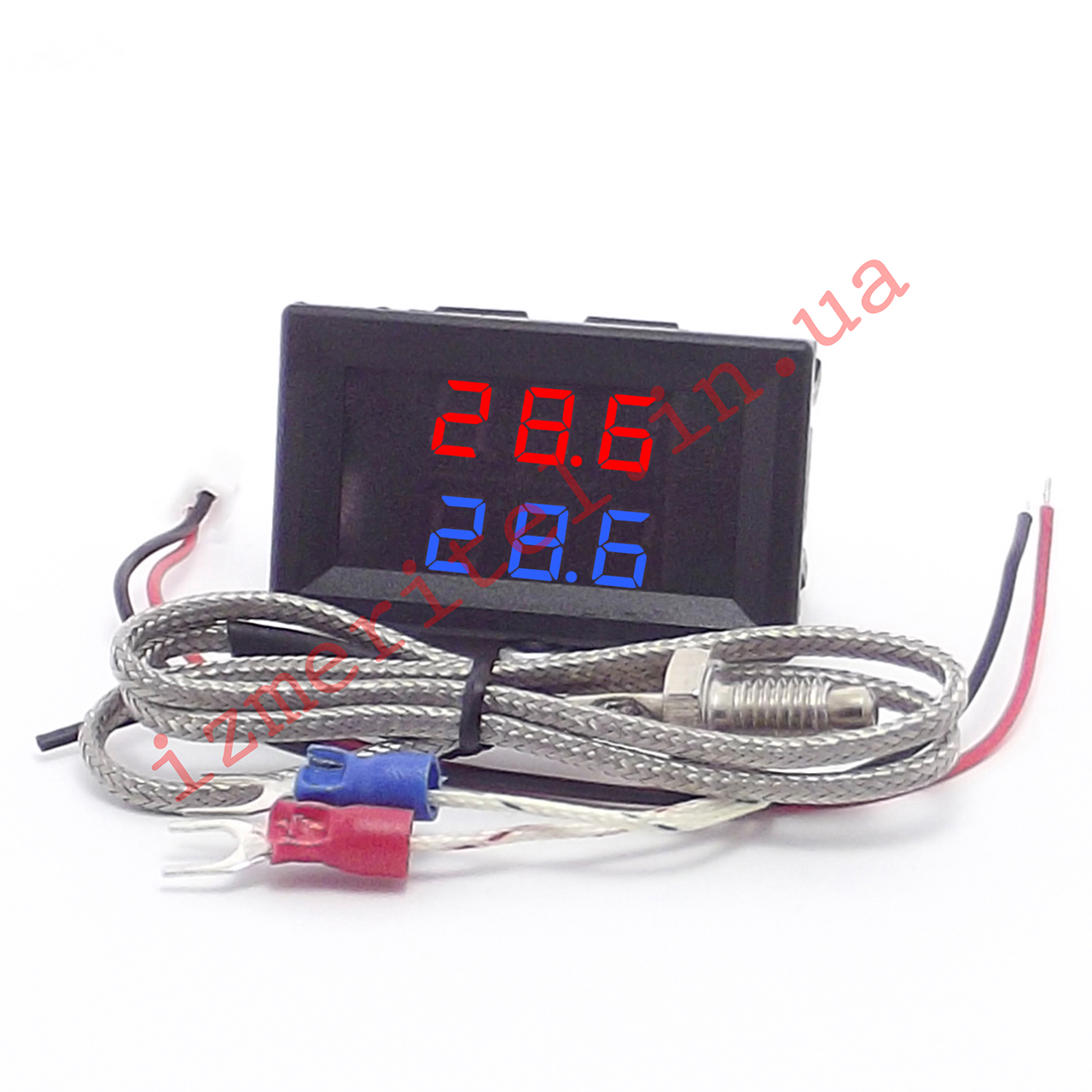 Двозонний високотемпературний цифровий термометр -60...999 °C