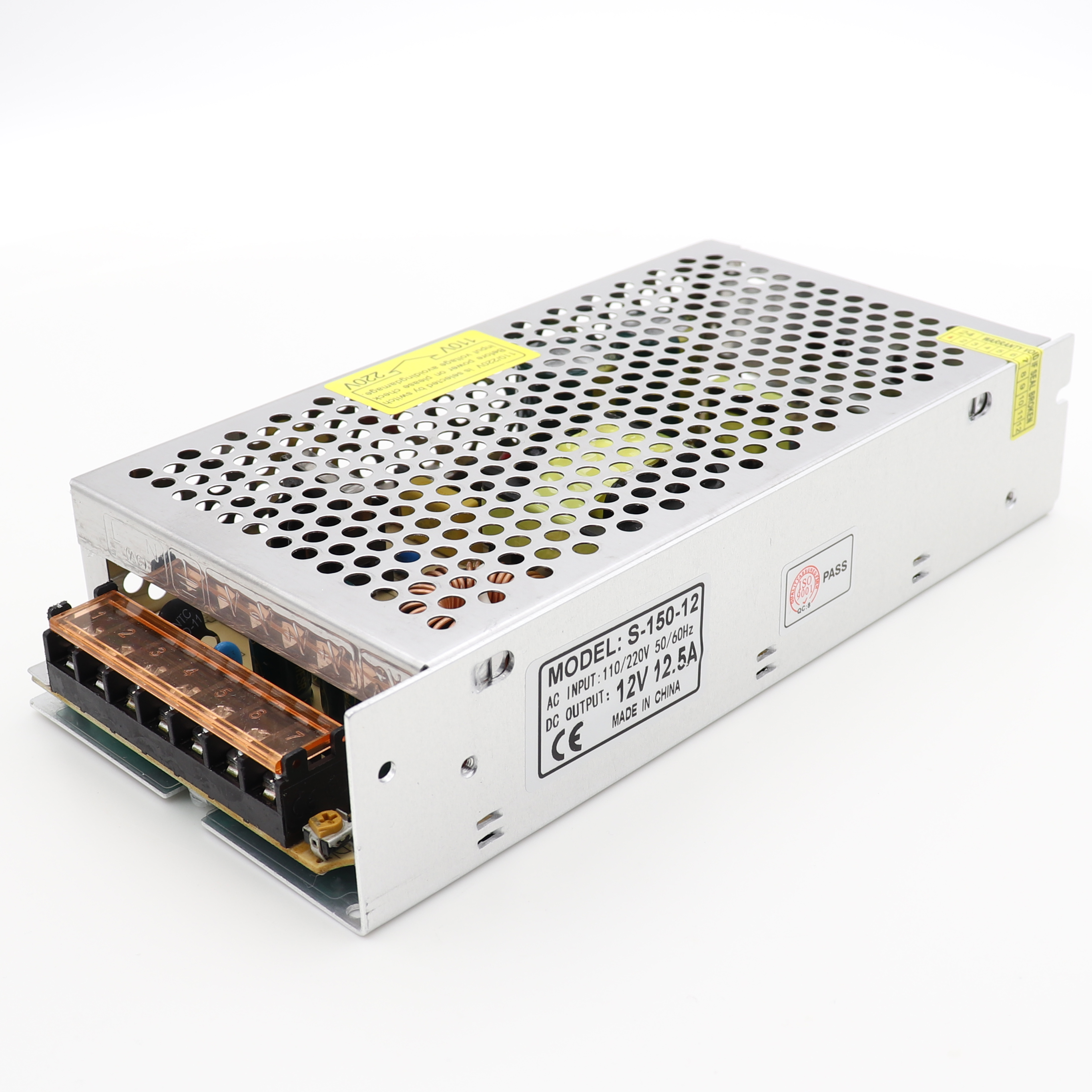 Імпульсний блок живлення 12В 12.5А 150Вт