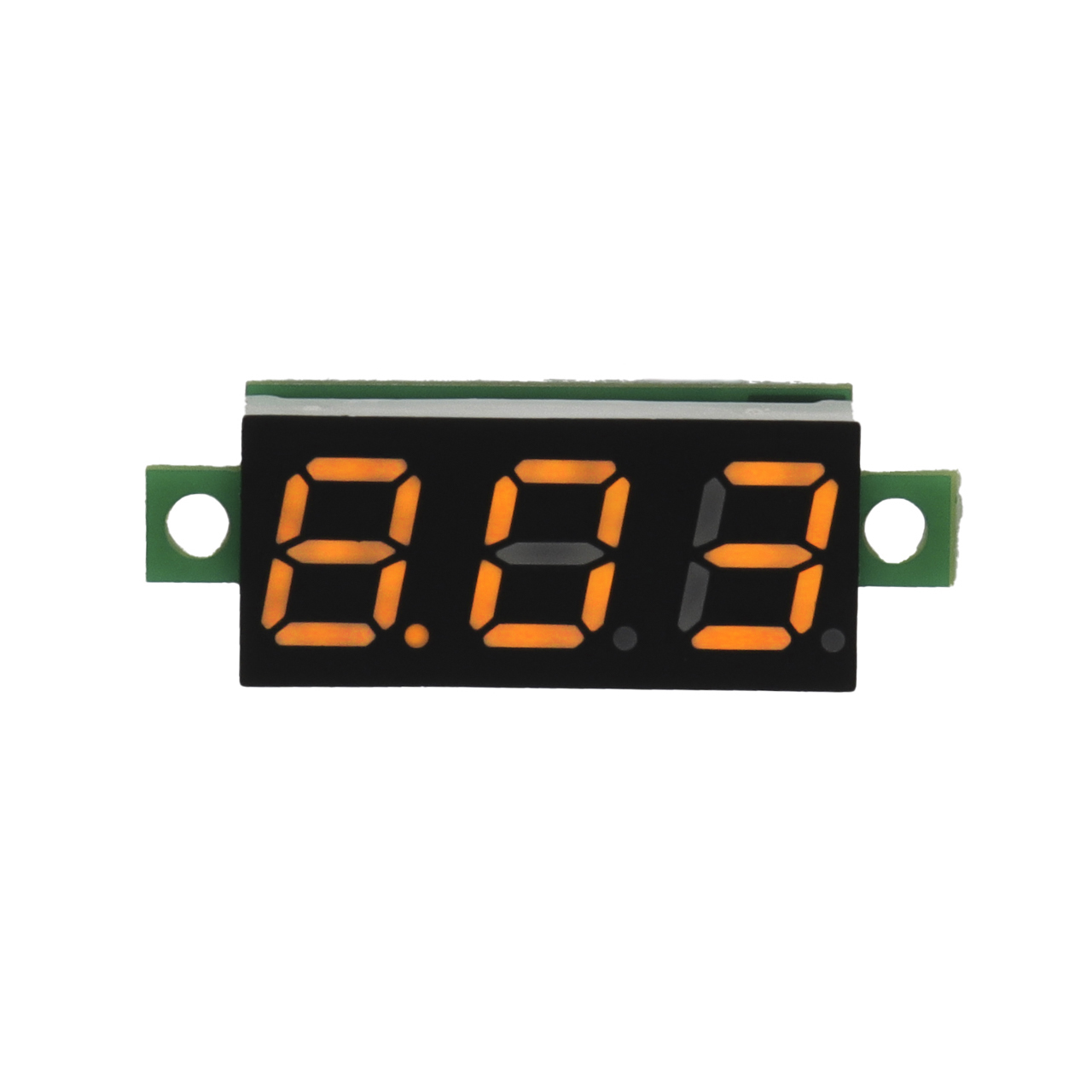 Цифровой вольтметр 2.5-30В постоянного тока 0.28 Желтый