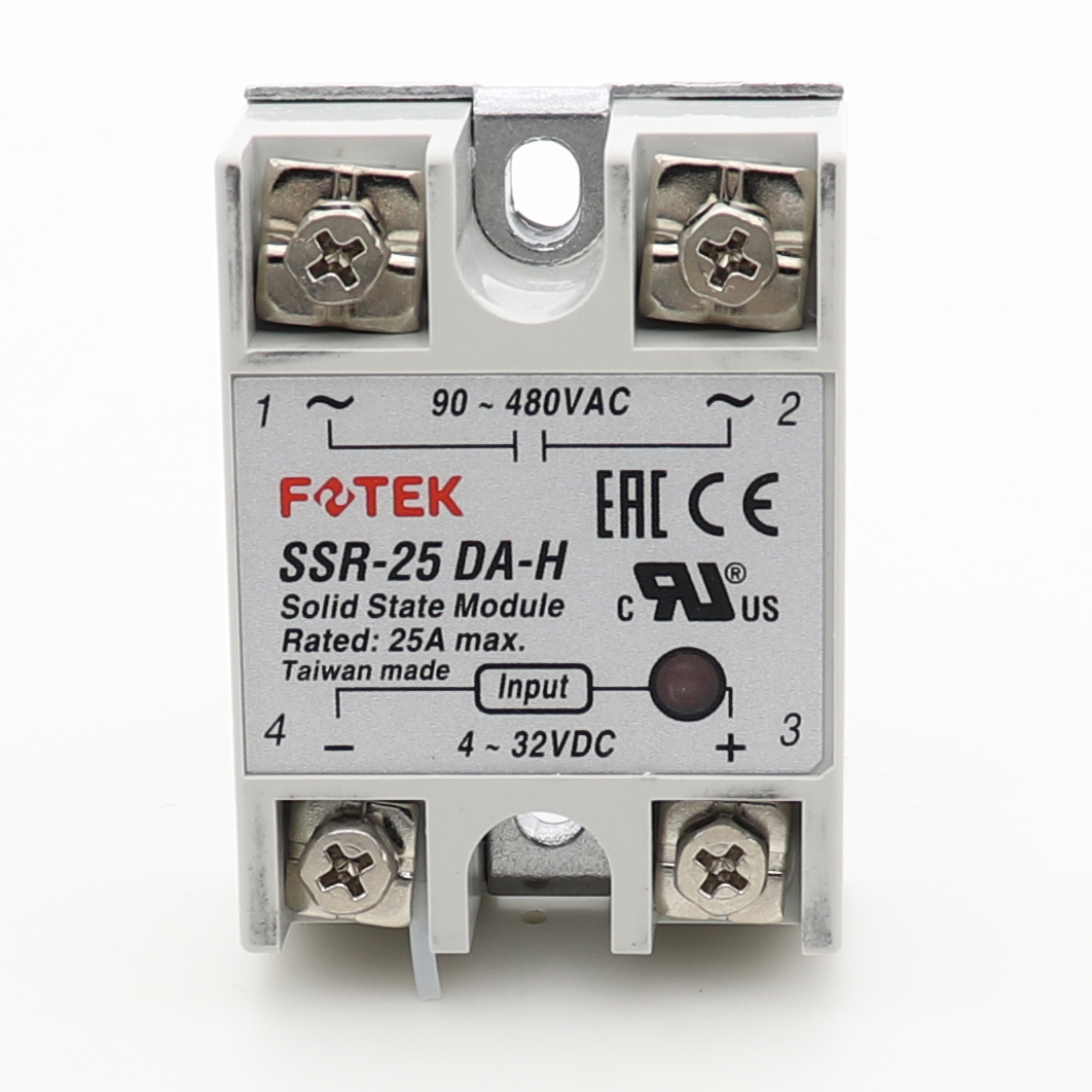 Оригінальне однофазне твердотільне реле FOTEK SSR-25 DA-H