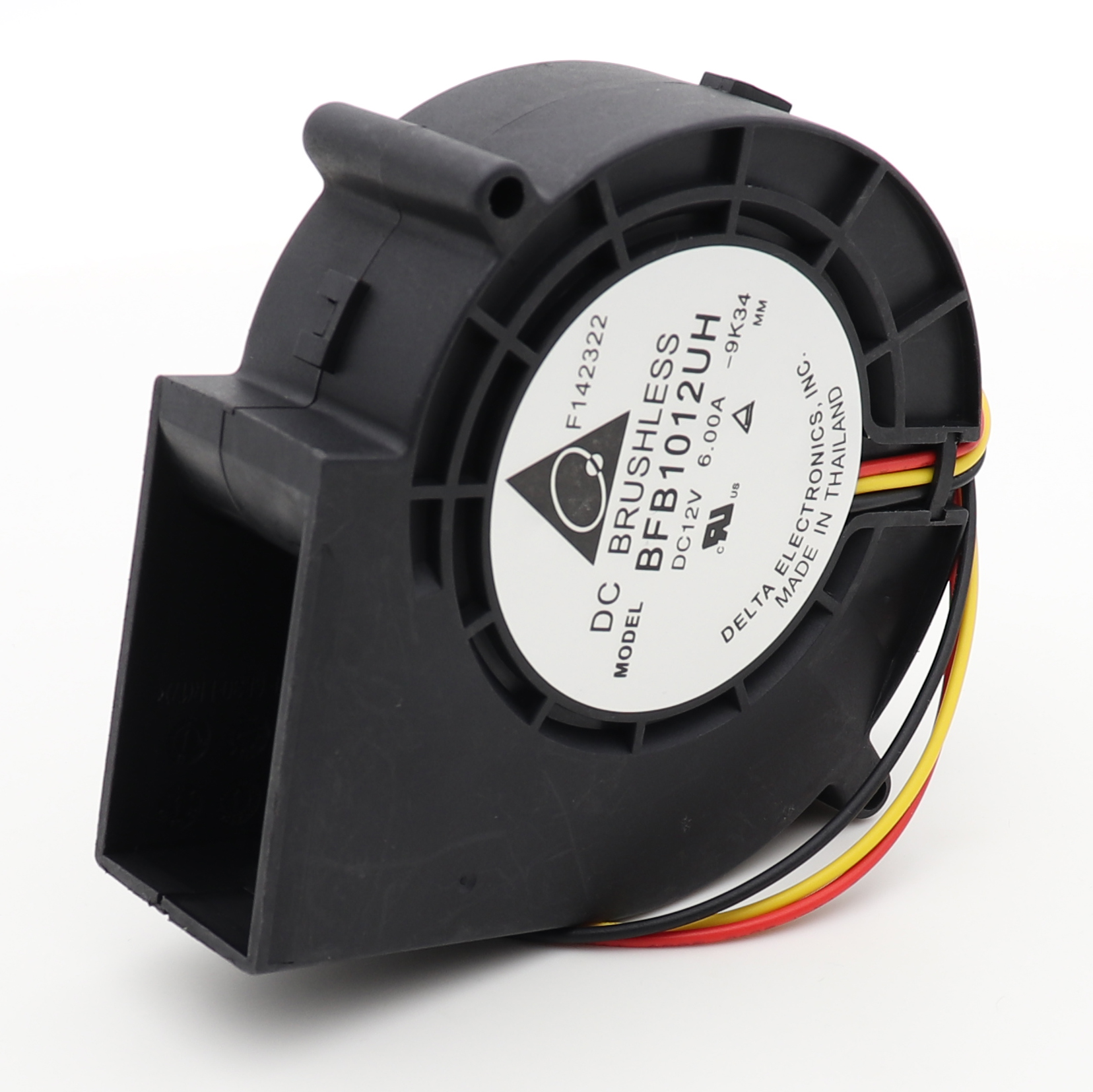 Б/У Радиальный вентилятор Delta Electronics, BFB1012UH, 9733, 12В, 7300 об/мин, 5 А, 60 Вт, 3-pin