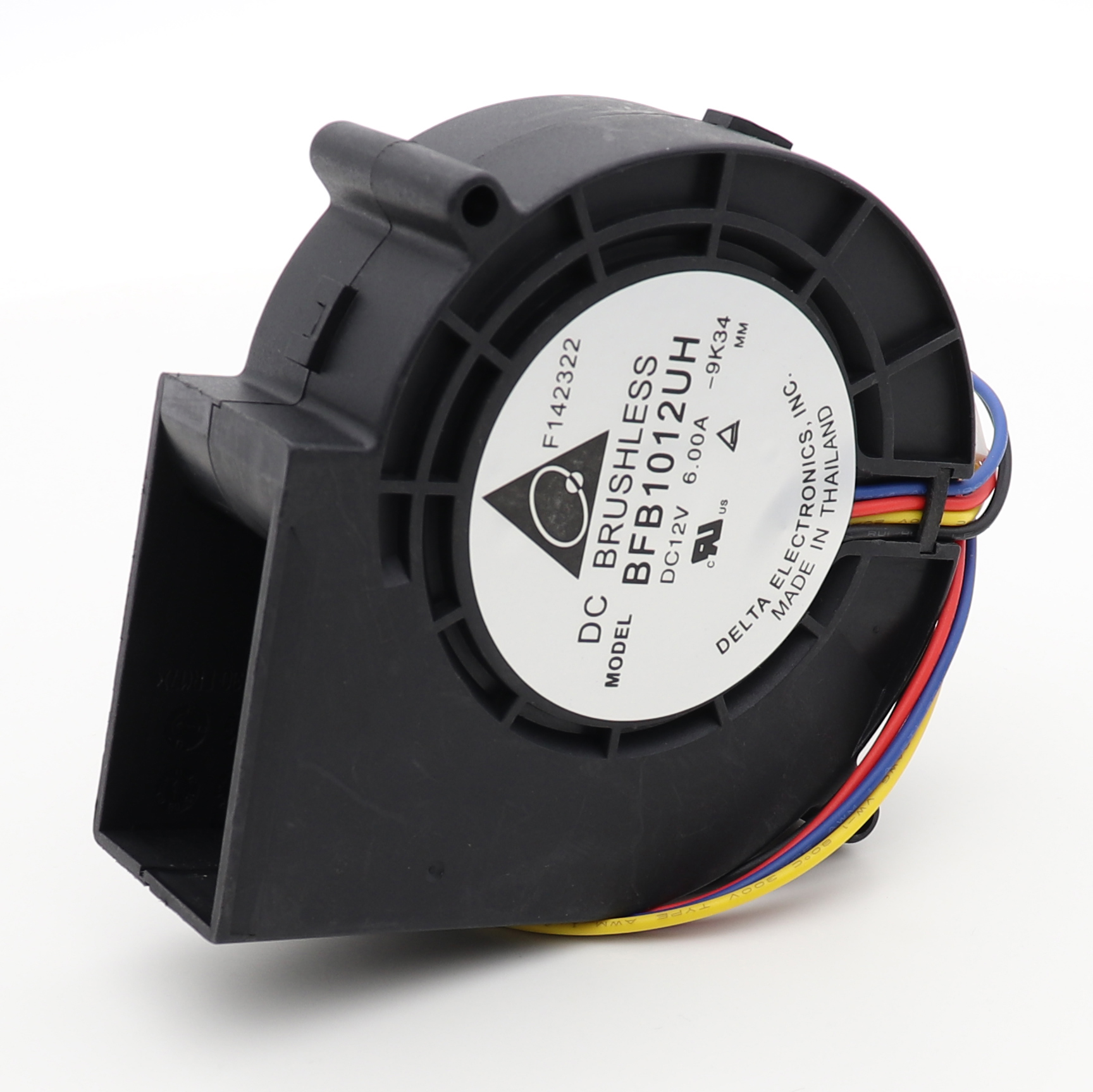 Б/У Радиальный вентилятор Delta Electronics, BFB1012UH, 9733, 12В, 7300 об/мин, 5 А, 60 Вт, 4-pin