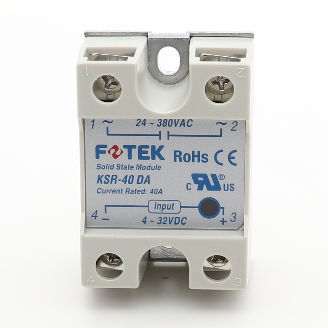 Оригинальное однофазное твердотельное реле FOTEK KSR-40 DA