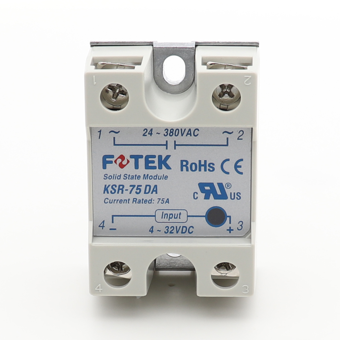 Оригінальне однофазне твердотільне реле FOTEK KSR-75 DA