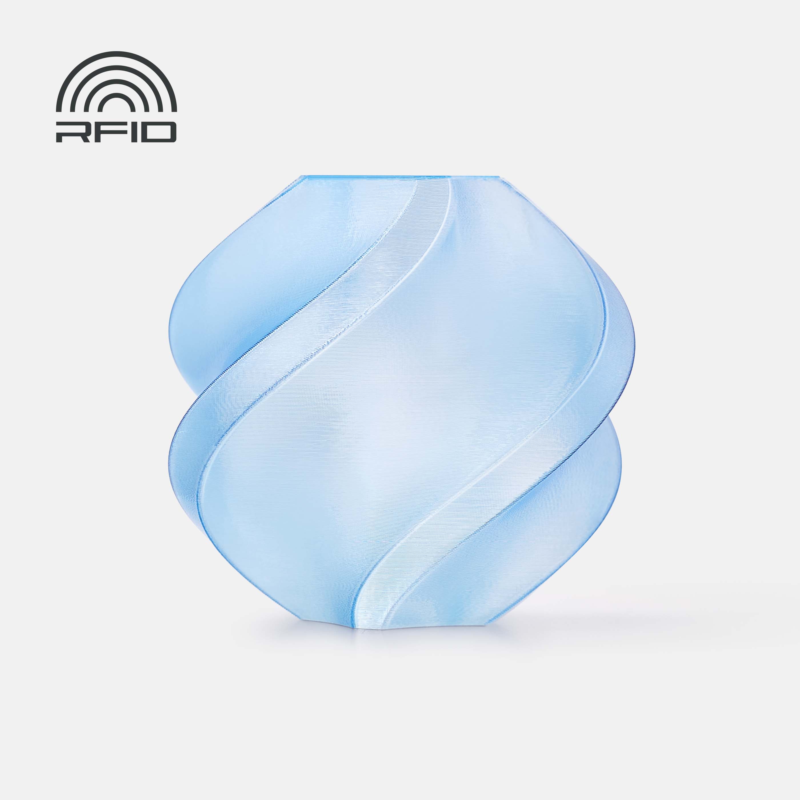 Пластик Bambu Lab PETG Translucent Light Blue (32600), без котушки