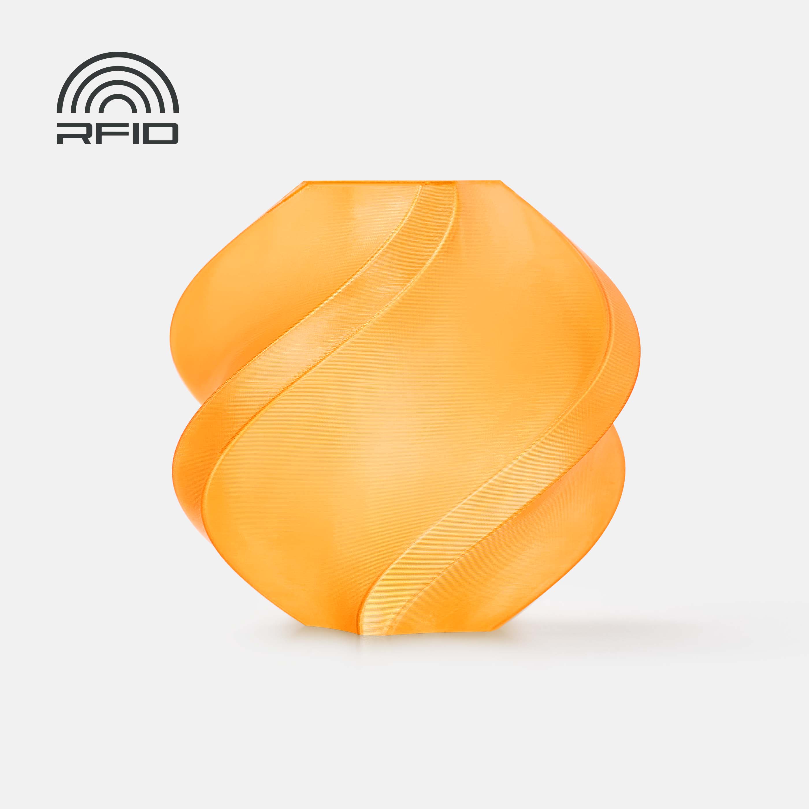 Пластик Bambu Lab PETG Translucent Orange (32300), без катушки