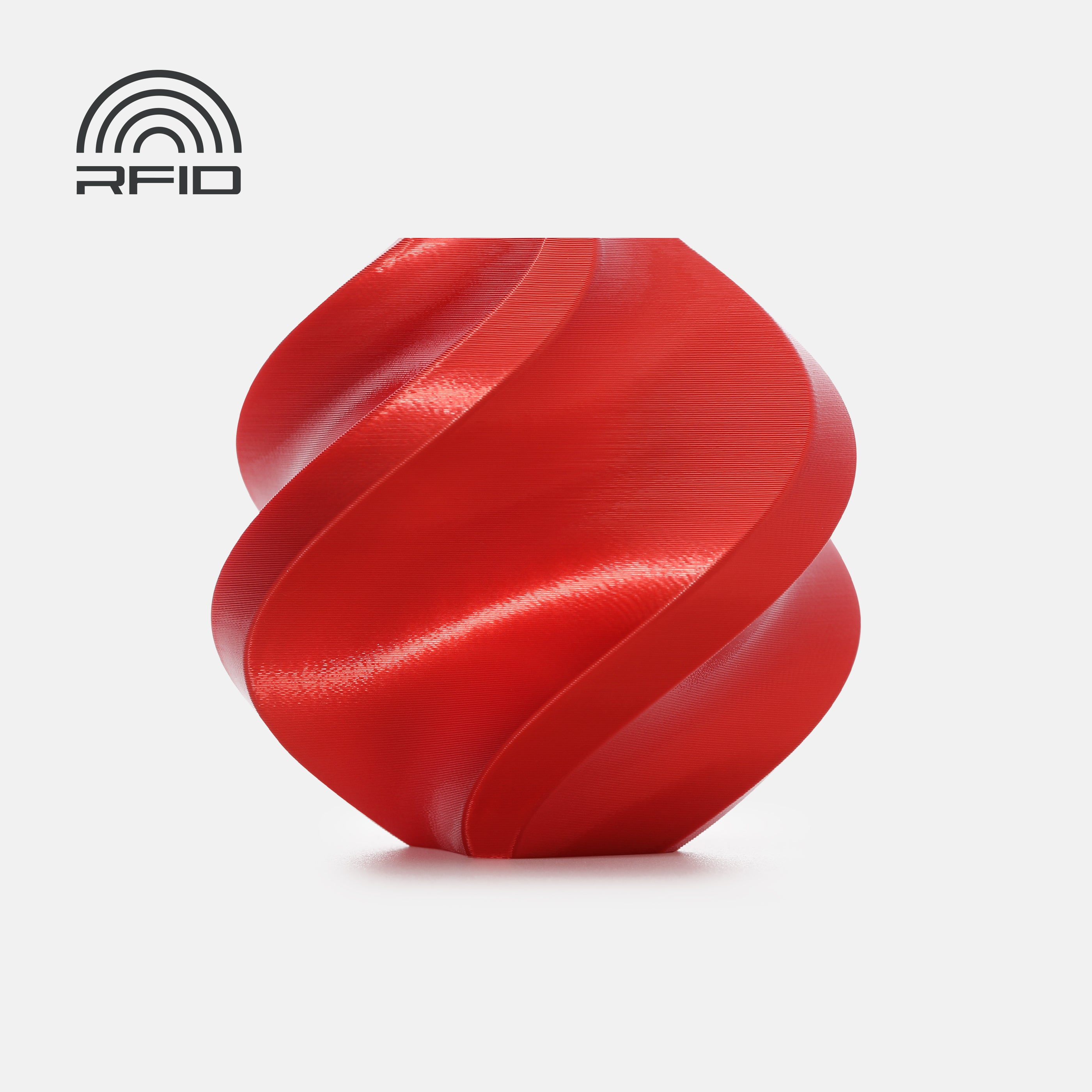 Пластик Bambu Lab PLA Silk+ Candy Red (13205), з котушкою