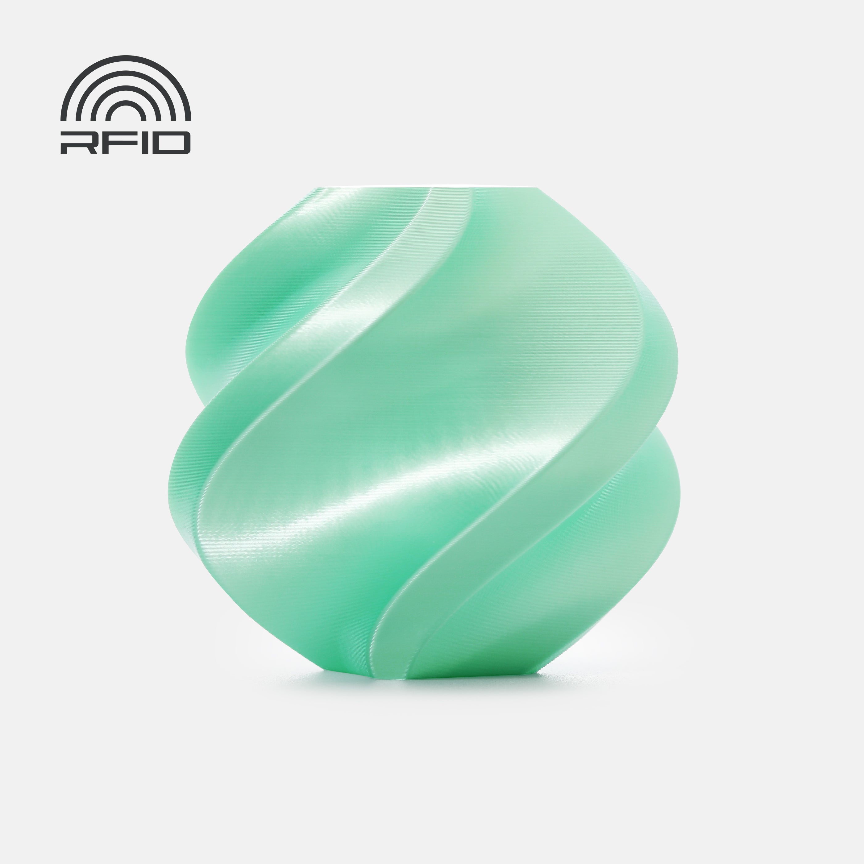 Пластик Bambu Lab PLA Silk+ Mint (13507), с катушкой