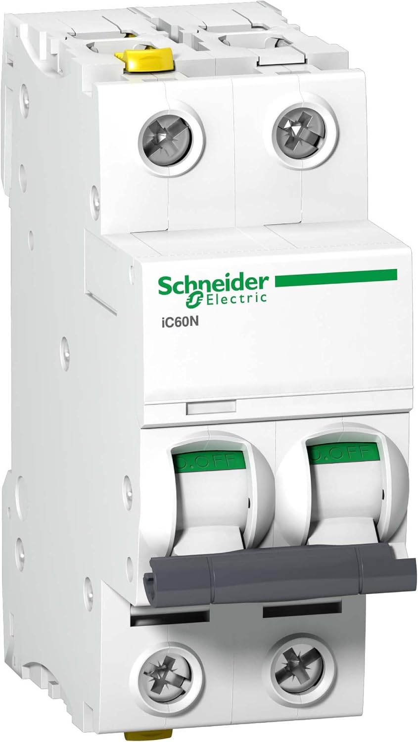 Характеристики автоматического выключателя Schneider A9F03263 iC60N, 2P, 63A, B.