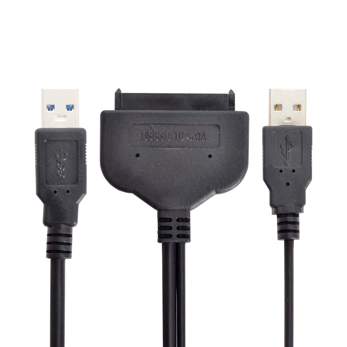 Кабель-адаптер Chenyang SATA-USB 3.0 з додатковим живленням 5 В, 6 Гбіт/с, підтримка зовнішнього жорсткого диска 6,3 см, SSD, HDD,