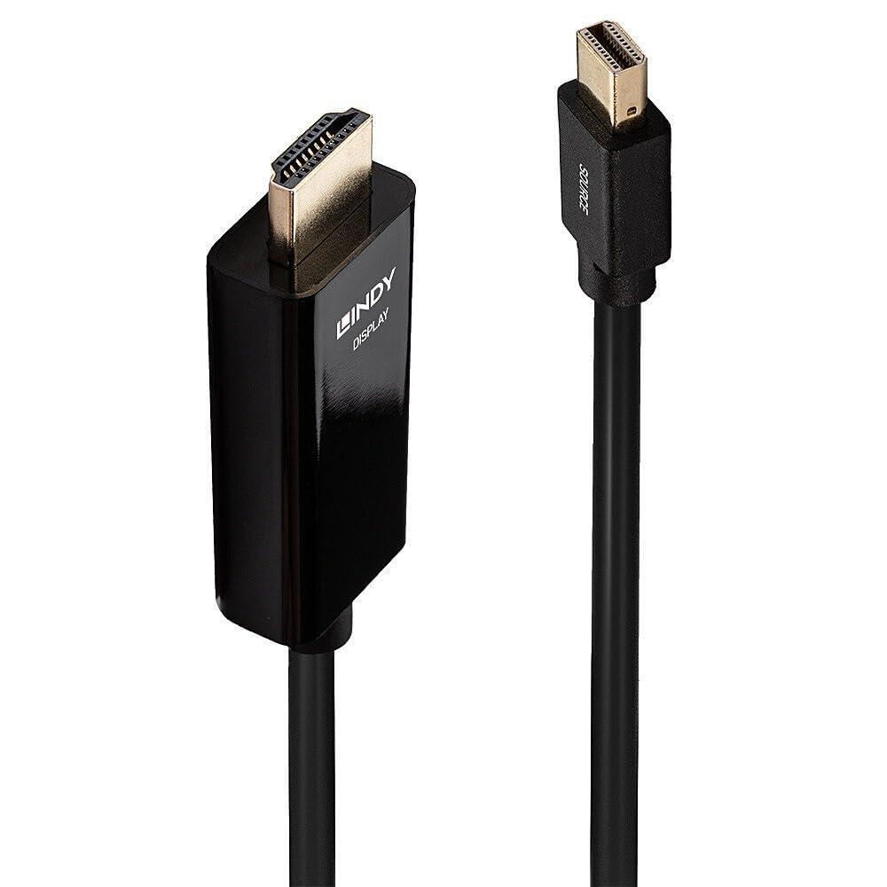 Кабель Lindy Mini-DisplayPort - HDMI 4K30 (DP: пасивний) 2 м