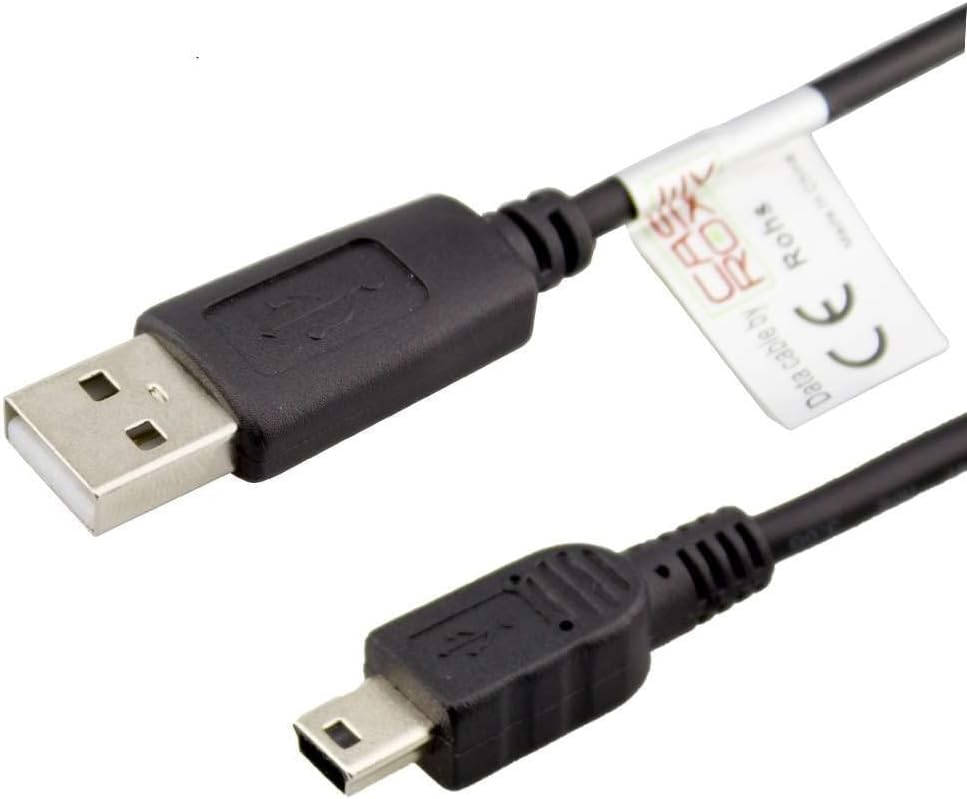 USB-кабель caseroxx, кабель для передачи данных для Ravensburger TipToi, USB-кабель для зарядки или передачи данных, черный.