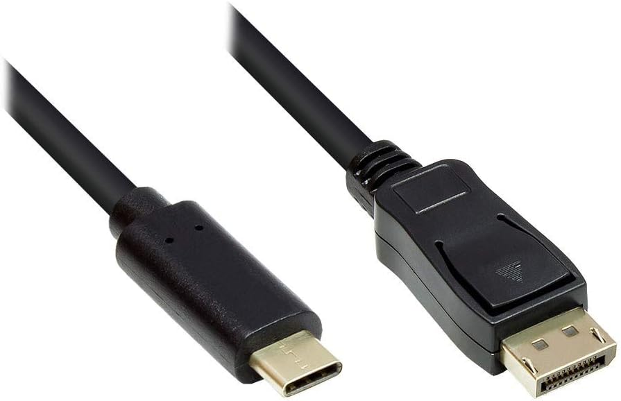 Кабель-адаптер Good Connections - USB-C разъем к DisplayPort 1.2 / DP 1.2 разъем - 4K / UHD @60Hz - Медный - 5 м - Черный GC-M0108