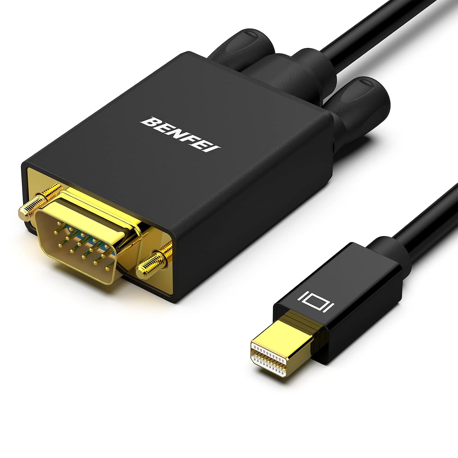 Кабель BENFEI Mini DisplayPort — VGA длиной 90 см (совместим с Thunderbolt 2) для MacBook Air/Pro, Surface Pro/Dock, монитора и пр