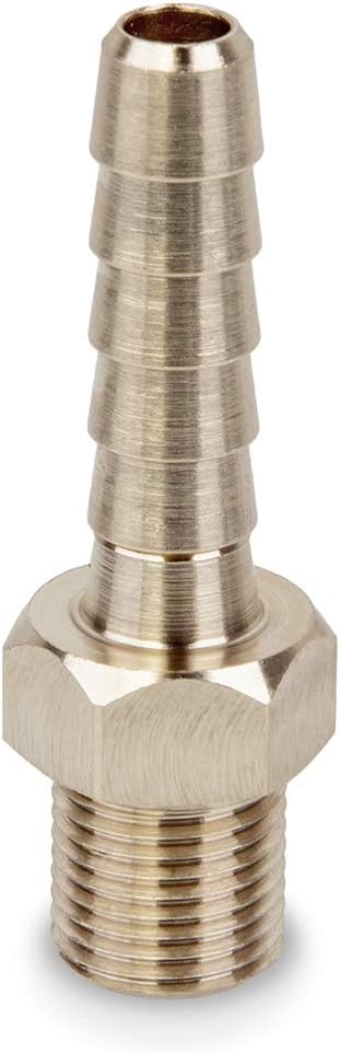 PrecisionGeek - Соединитель для шланга - резьба 1/8 BSP на 8 мм, латунь (1 шт.)