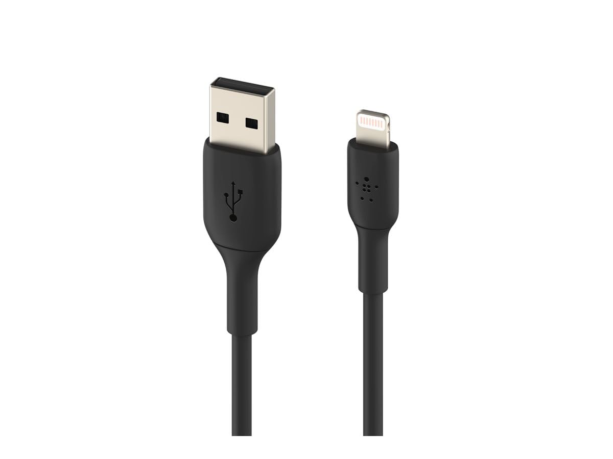 Кабель Belkin Lightning (кабель Lightning/USB для быстрой зарядки iPhone, iPad, AirPods), сертифицированный MFi, для зарядки iPhon